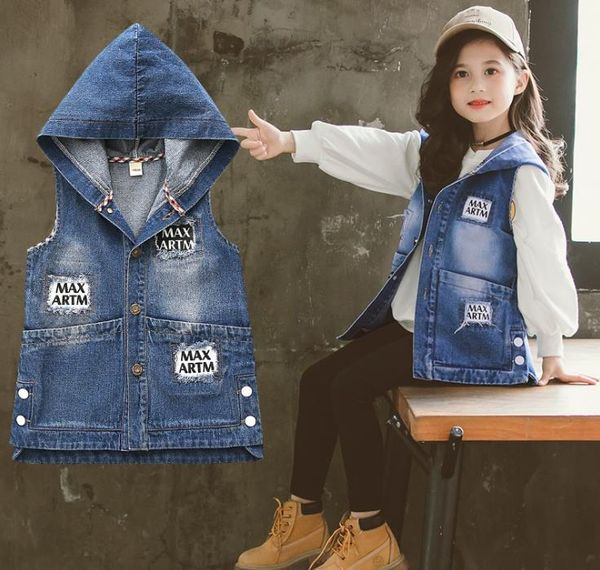 vest children's spring products girl's cowboy hooded korean version of the letter big boy's all-around trend kids clothes, Blue
vest children's spring products girl's cowboy hooded korean version of the letter big boy's all-around trend kids clothes, Blue