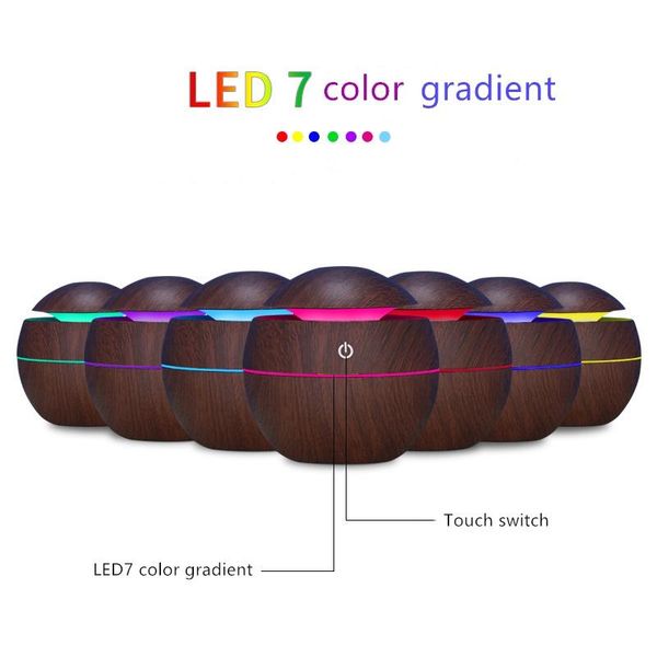 electric air humidifier essential aroma oil diffuser ultrasonic wood grain usb home mini mist maker led light for fragrance lamps
electric air humidifier essential aroma oil diffuser ultrasonic wood grain usb home mini mist maker led light for fragrance lamps