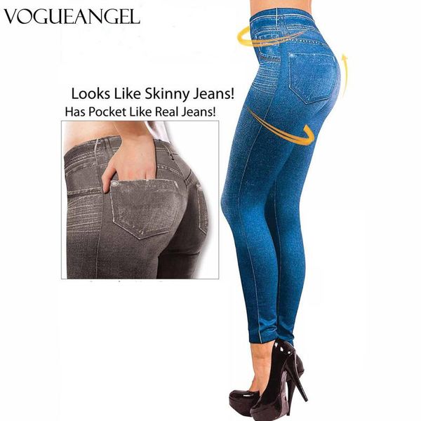 women's leggings imitation denim pencil pants ankle multi-color hip-lift super-elastic cropped slim body slimming, Black
women's leggings imitation denim pencil pants ankle multi-color hip-lift super-elastic cropped slim body slimming, Black