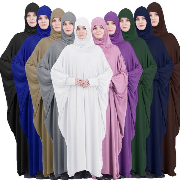 eid muslim women abaya dress full cover prayer garment hijab long khimar kaftan robe overhead arab middle east maxi gown islamic, Red
eid muslim women abaya dress full cover prayer garment hijab long khimar kaftan robe overhead arab middle east maxi gown islamic, Red