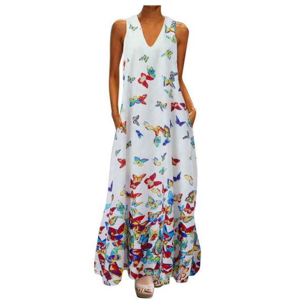 summer plus size bohemian print maxi dress women daily casual sleeveless butterfly loose beach with pocket#yl10 dresses, Black;gray
summer plus size bohemian print maxi dress women daily casual sleeveless butterfly loose beach with pocket#yl10 dresses, Black;gray