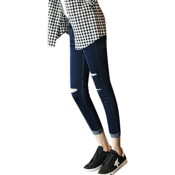 women's jeans high fashion est women waist denim skinny pants ripped destroyed stretch slim pencil trousers spring streetwear, Blue
women's jeans high fashion est women waist denim skinny pants ripped destroyed stretch slim pencil trousers spring streetwear, Blue