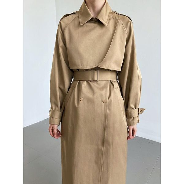 women's trench coats coat women turn-down collar full sleeve loose midi-length outwear ladies autumn solid elegant windbreaker female l, Tan;black
women's trench coats coat women turn-down collar full sleeve loose midi-length outwear ladies autumn solid elegant windbreaker female l, Tan;black
