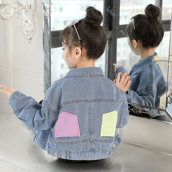 girls denim jacket 4-13 years old Loose casual coat for kids large pockets Spring and Autumn coat Fashion single-breasted hot, Blue
girls denim jacket 4-13 years old Loose casual coat for kids large pockets Spring and Autumn coat Fashion single-breasted hot, Blue