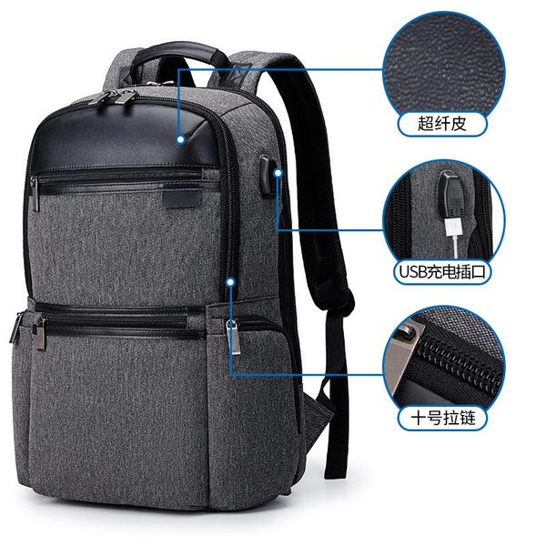 backpack computer bag leisure oxford cloth shoulder men's multi-functional travel large-capacity men
backpack computer bag leisure oxford cloth shoulder men's multi-functional travel large-capacity men