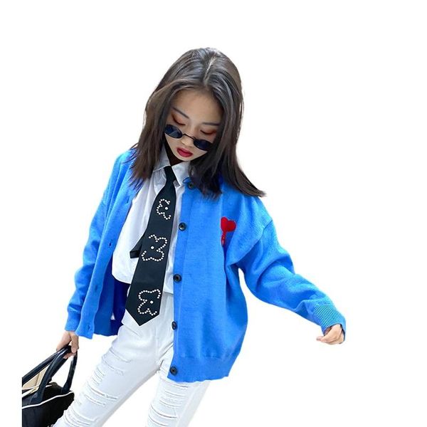 pullover boys and girls sweaters 2021 spring children's lazy peach heart v-neck knitted cardigan top, Blue
pullover boys and girls sweaters 2021 spring children's lazy peach heart v-neck knitted cardigan top, Blue