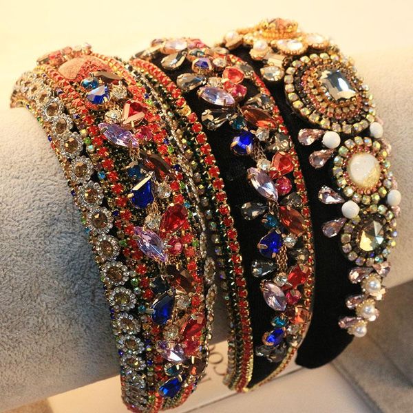 hair clips & barrettes colorful full crystal baroque rhinestone hairband for women thick padded headbands band vintage accessories wholesale, Golden;silver
hair clips & barrettes colorful full crystal baroque rhinestone hairband for women thick padded headbands band vintage accessories wholesale, Golden;silver