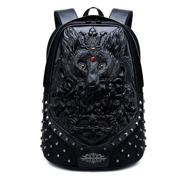 backpacks 3d wolf head backpack special cool shoulder bags for teenage girls boys pu leather lapschool bags
backpacks 3d wolf head backpack special cool shoulder bags for teenage girls boys pu leather lapschool bags