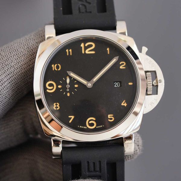 design wristwatches men automatic movement 45mm male leather band 316l stainless steel casual sport watches, Slivery;brown
design wristwatches men automatic movement 45mm male leather band 316l stainless steel casual sport watches, Slivery;brown