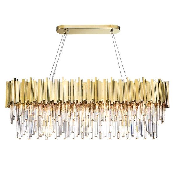 chandeliers postmodern golden art deco stainless steel crystal chandelier lighting lustre suspension luminaire lampen for dinning room
chandeliers postmodern golden art deco stainless steel crystal chandelier lighting lustre suspension luminaire lampen for dinning room