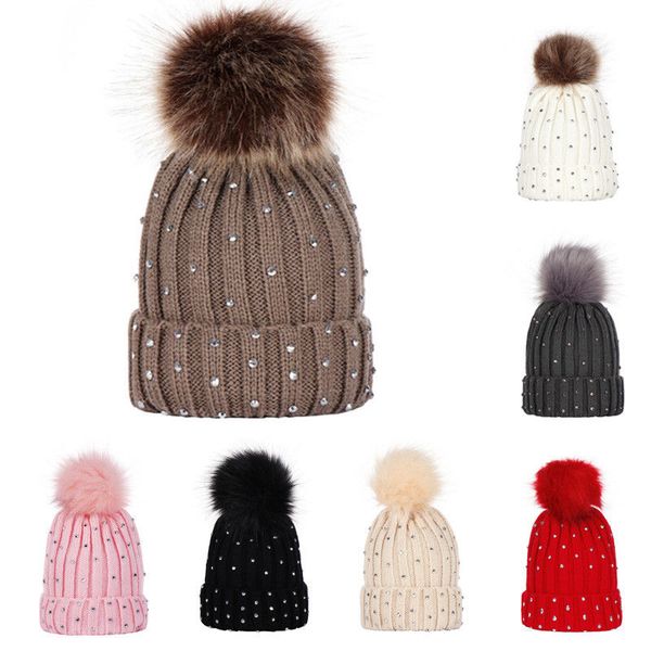 2021 winter fashion toddler kid girl&boy baby warm crochet knit hat solid knit spot drill bobble beanie cat, White
2021 winter fashion toddler kid girl&boy baby warm crochet knit hat solid knit spot drill bobble beanie cat, White
