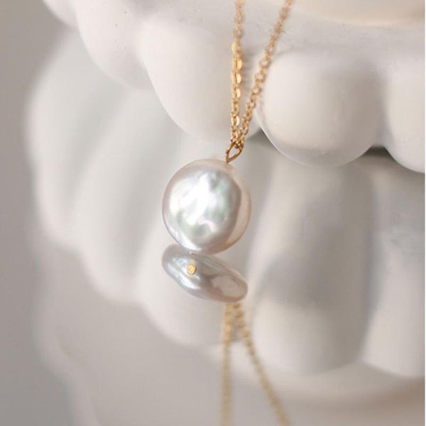 pendant necklaces shiny gold color filled natural baroque pearl necklace handmade jewelry choker pendants femme kolye collares boho, Silver
pendant necklaces shiny gold color filled natural baroque pearl necklace handmade jewelry choker pendants femme kolye collares boho, Silver