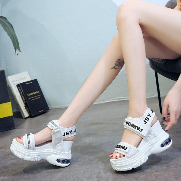 sandals platform wedge women open toe height increase summer leisure thick sole black white
sandals platform wedge women open toe height increase summer leisure thick sole black white