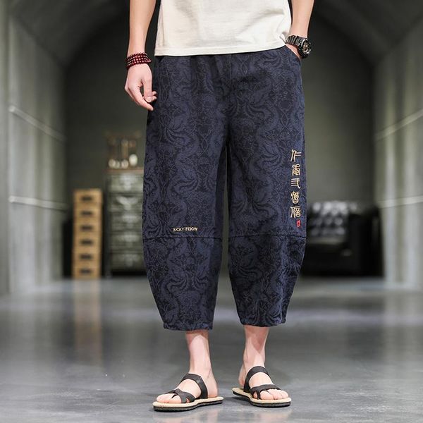 streetwear men summer harajuku style harem pants mens oversize joggers calf-length male loose linen trousers 5xl men's, Black
streetwear men summer harajuku style harem pants mens oversize joggers calf-length male loose linen trousers 5xl men's, Black