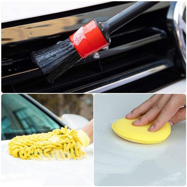 car sponge 12pcs detailing brush wire bristles wash gloves tire kit truck vehicle auto wheel rims cleaning tool
car sponge 12pcs detailing brush wire bristles wash gloves tire kit truck vehicle auto wheel rims cleaning tool