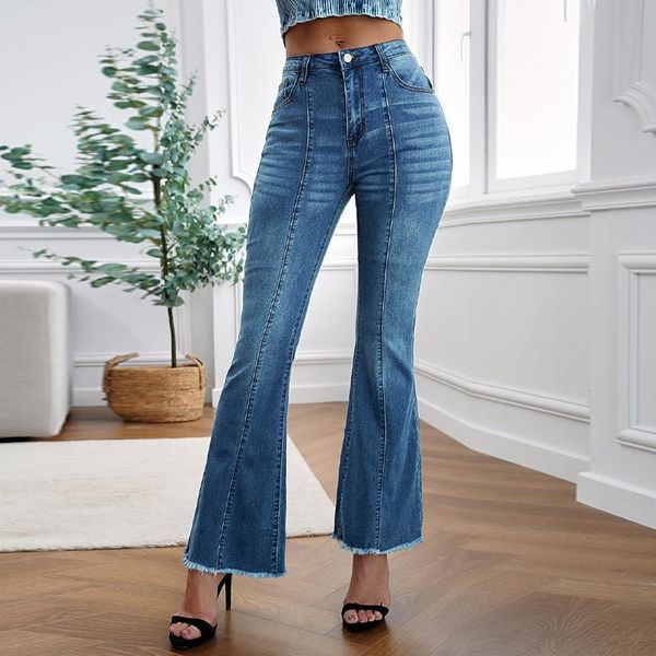 women's jeans 2021 autumn and winter slim wide-leg pants women dark blue washed denim trousers casual street commuting fashion clothes
women's jeans 2021 autumn and winter slim wide-leg pants women dark blue washed denim trousers casual street commuting fashion clothes