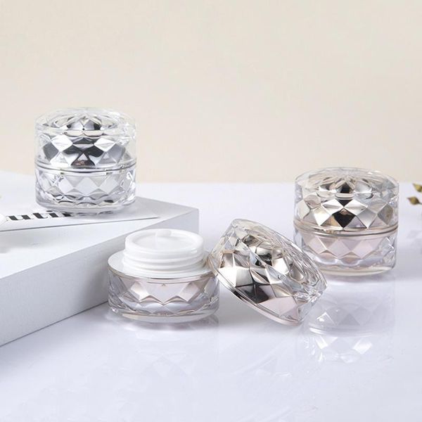 storage bottles & jars 10pcs 7g gold/silver bright diamond acrylic cream jar for nail art makeup cosmetic box lotion mask refillable
storage bottles & jars 10pcs 7g gold/silver bright diamond acrylic cream jar for nail art makeup cosmetic box lotion mask refillable