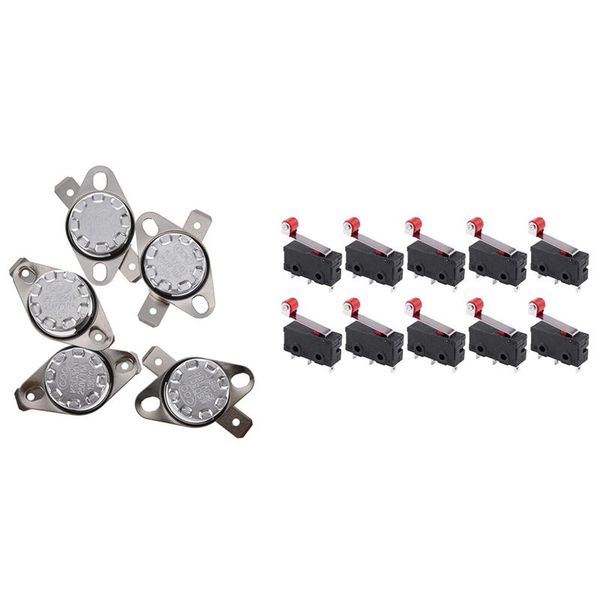 smart home control 5pcs ksd301 250v 10a thermostat temperature switch with 10pcs micro-roller lever arm open close limit
smart home control 5pcs ksd301 250v 10a thermostat temperature switch with 10pcs micro-roller lever arm open close limit