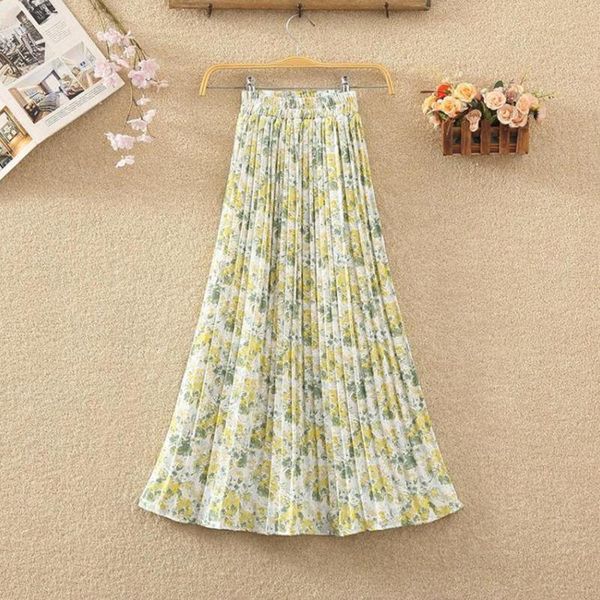 skirts 2021 summer korean women's vintage floral print casual a-line skirt female boho chiffon high waist beach maxi x439, Black
skirts 2021 summer korean women's vintage floral print casual a-line skirt female boho chiffon high waist beach maxi x439, Black