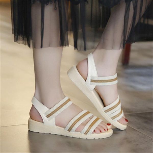 dress shoes fashion wedges female 2021 summer non-slip casual sandals mixed colors rome for women, Black
dress shoes fashion wedges female 2021 summer non-slip casual sandals mixed colors rome for women, Black