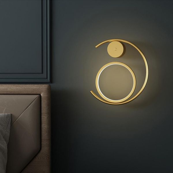 wall lamp nordic luxury indoor dimming led for bedroom bedside background gold iron decoration creative sconce 13w 220v
wall lamp nordic luxury indoor dimming led for bedroom bedside background gold iron decoration creative sconce 13w 220v