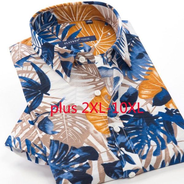 arrival super large flower short sleeve men cotton breathable comfortable oversize summer casual shirts plus size 2xl-10xl men's, White;black
arrival super large flower short sleeve men cotton breathable comfortable oversize summer casual shirts plus size 2xl-10xl men's, White;black