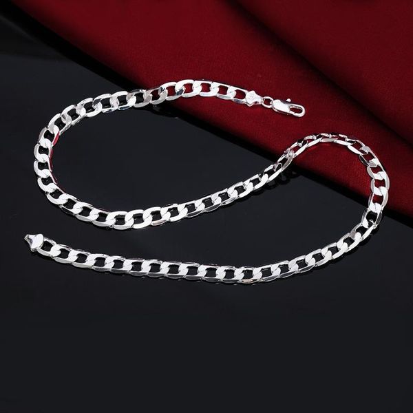 chains fashion 925 sterling silver necklace sideways men's & women's jewelry multi-size 6mm16``18''20''22'
chains fashion 925 sterling silver necklace sideways men's & women's jewelry multi-size 6mm16``18''20''22'