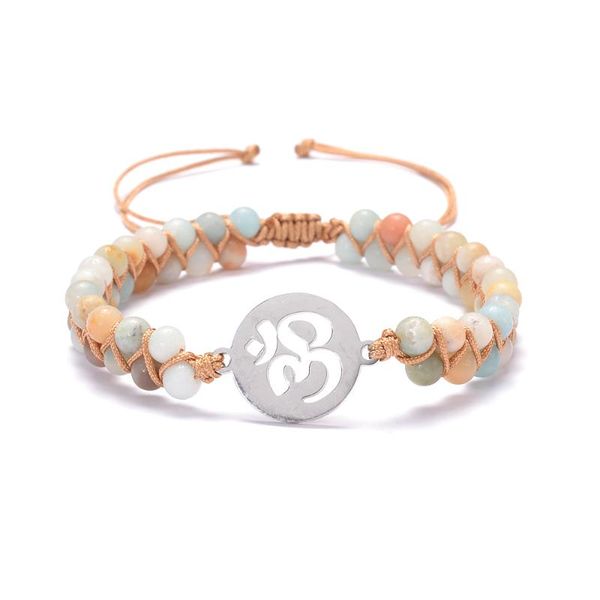 tennis om stainless steel charm amazonite stones handmade double layers couple bracelets bangles, Golden;silver
tennis om stainless steel charm amazonite stones handmade double layers couple bracelets bangles, Golden;silver