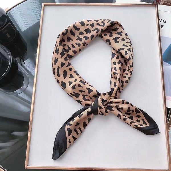 square silk scarf women leopard print small neck scarfs office lady hair band foulard handkerchief female bandana shawl 2021 scarves, Blue;gray
square silk scarf women leopard print small neck scarfs office lady hair band foulard handkerchief female bandana shawl 2021 scarves, Blue;gray