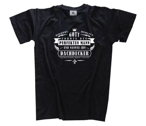 god formte den perfekten mann and called him roofer profession t-shirt s-xxxl, White;black
god formte den perfekten mann and called him roofer profession t-shirt s-xxxl, White;black