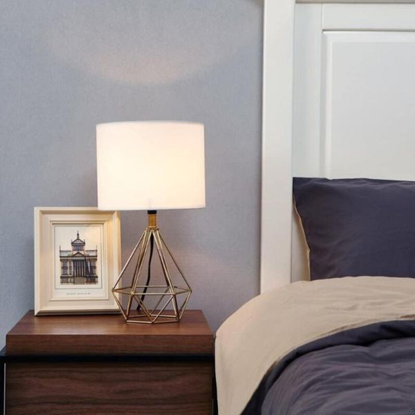 table lamps simple post-modern living room led lamp bedroom wrought iron diamond cloth shade personality creative decoration
table lamps simple post-modern living room led lamp bedroom wrought iron diamond cloth shade personality creative decoration