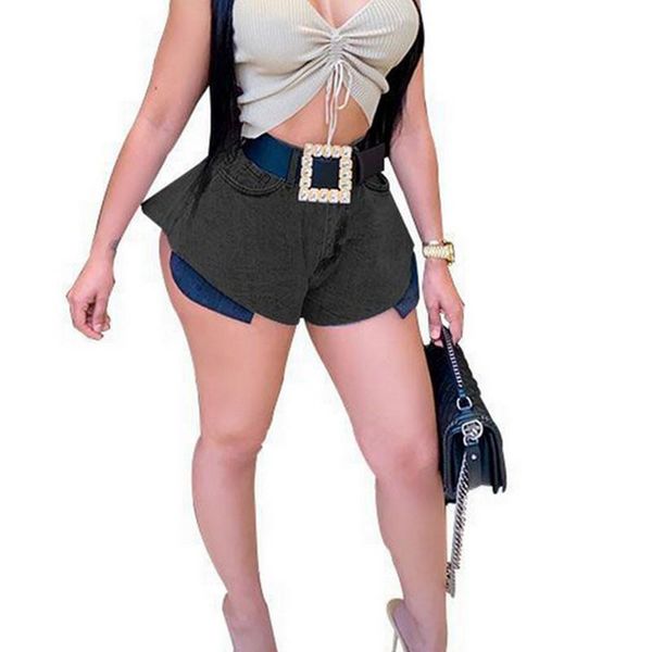 womens short denim pants simple solid color with pockets wide leg design summer clothing fashion loose shorts women's, White;black
womens short denim pants simple solid color with pockets wide leg design summer clothing fashion loose shorts women's, White;black