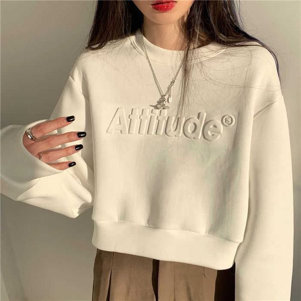 women's short sleeved hoodie, simple and soft korean fashion, oversized loose round neck, retro sweatshirt, Black;brown
women's short sleeved hoodie, simple and soft korean fashion, oversized loose round neck, retro sweatshirt, Black;brown