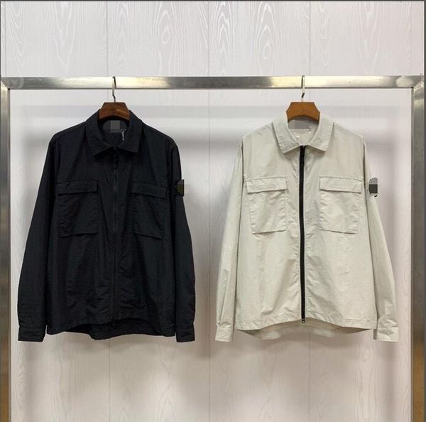 spring summer brand men's casual nylon fiber double-bag lapel jacket compass embroidery men's casual metal nylon jacket thin secti, Black;brown
spring summer brand men's casual nylon fiber double-bag lapel jacket compass embroidery men's casual metal nylon jacket thin secti, Black;brown