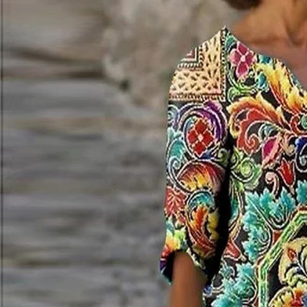 loose spring vintage ruffles mini women dress large big printed summer boho casual party elegant dresses plus sizes, Black;gray
loose spring vintage ruffles mini women dress large big printed summer boho casual party elegant dresses plus sizes, Black;gray