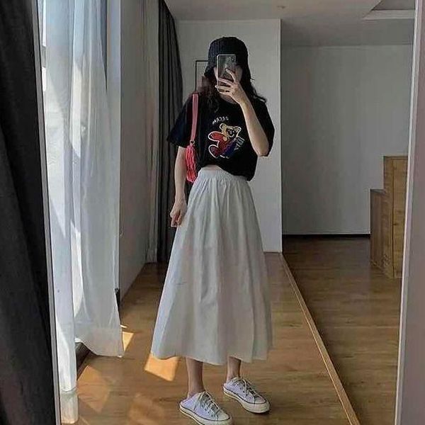skirts white high-waist a- line skirt elastic umbrella for women woman faldas jupe, Black
skirts white high-waist a- line skirt elastic umbrella for women woman faldas jupe, Black