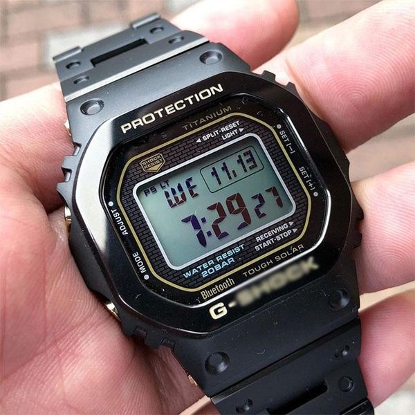 b5000 titanium alloy watchcase strap frame bracelet modification of watch case bands, Black;brown
b5000 titanium alloy watchcase strap frame bracelet modification of watch case bands, Black;brown