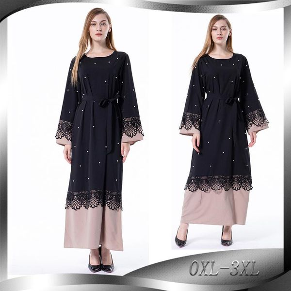 ethnic clothing middle east abaya dress for women fashion lace beading big size loose long-sleeved women's long muslim abayas 2021, Red
ethnic clothing middle east abaya dress for women fashion lace beading big size loose long-sleeved women's long muslim abayas 2021, Red