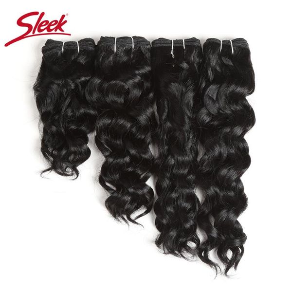 human hair bulks sleek double drawn brazilian water wave 100% natural color 160gram bundles weave extension 4pcs, Black
human hair bulks sleek double drawn brazilian water wave 100% natural color 160gram bundles weave extension 4pcs, Black