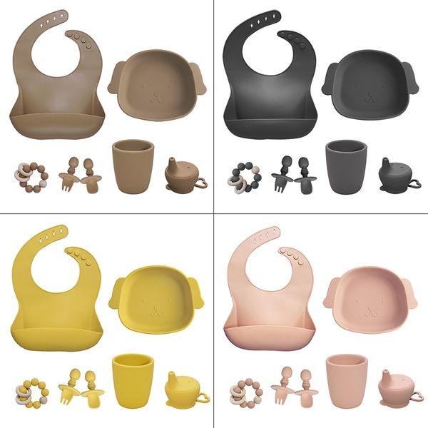 Solid Food Dining Appliance Gifts Waterproof Baby Bibs Kawaii Feeding Food Tray Dishes Plates Spoon Cup With Lid Baby Essentials
Solid Food Dining Appliance Gifts Waterproof Baby Bibs Kawaii Feeding Food Tray Dishes Plates Spoon Cup With Lid Baby Essentials