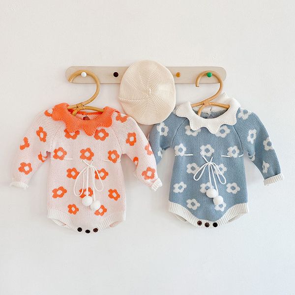 infant baby girls flower printing rompers clothing spring autumn kids girl long sleeve knit clothes 210429, Blue
infant baby girls flower printing rompers clothing spring autumn kids girl long sleeve knit clothes 210429, Blue