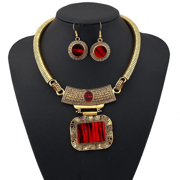 fashion jewelry vintage woodblock square short necklace collar female sweater chain choke jewlery sets for women earrings &, Silver
fashion jewelry vintage woodblock square short necklace collar female sweater chain choke jewlery sets for women earrings &, Silver