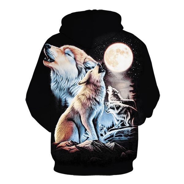 men's hoodies & sweatshirts 2021 spring and autumn animal wolf 3d printing personality hoodie sportswear loose hip hop street casual su, Black
men's hoodies & sweatshirts 2021 spring and autumn animal wolf 3d printing personality hoodie sportswear loose hip hop street casual su, Black