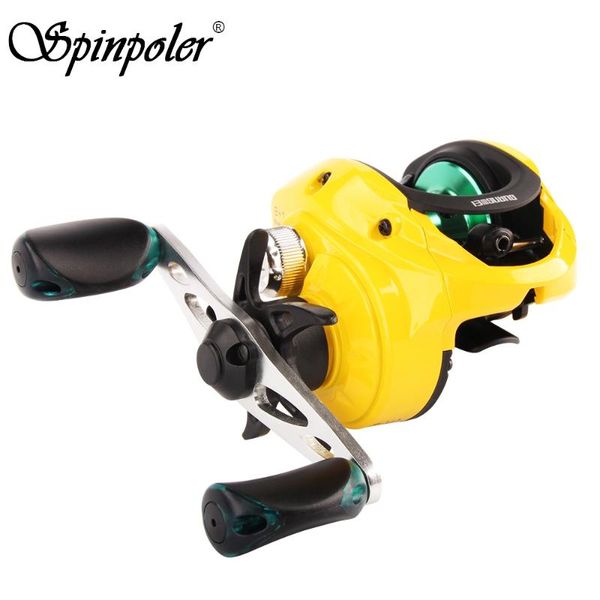 baitcasting reels spinpoler 8+1 bearings yellow/gray, left/right fishing reel 5kg drag power with magnetic brake system
baitcasting reels spinpoler 8+1 bearings yellow/gray, left/right fishing reel 5kg drag power with magnetic brake system