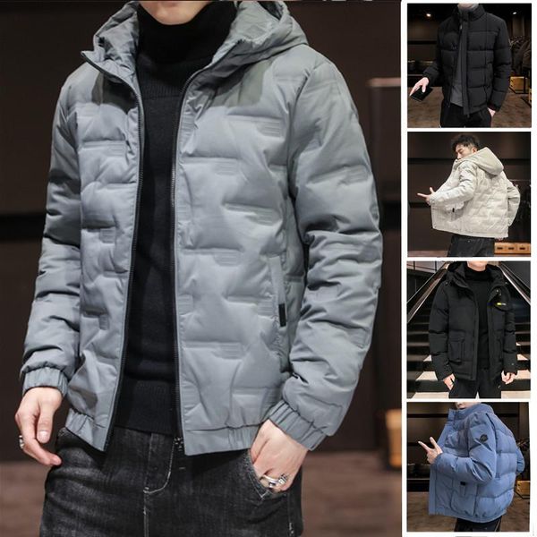 men's down & parkas short padded jacket tooling style embossing fold winter trendy coat fashion handsome hooded mens warm, Black
men's down & parkas short padded jacket tooling style embossing fold winter trendy coat fashion handsome hooded mens warm, Black