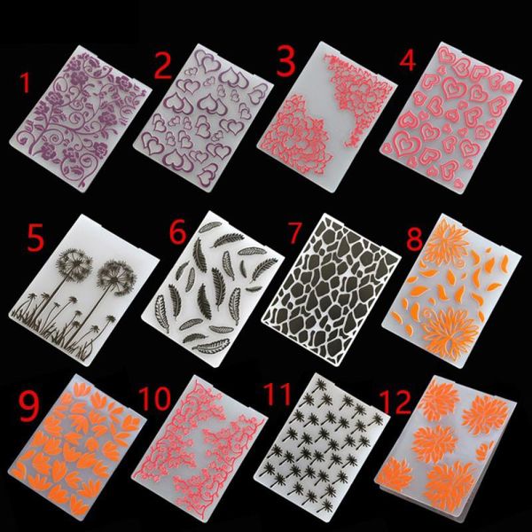 craft tools feather double heart dandelion flower leaves plastic embossing folder for card scrapbooking po paper making
craft tools feather double heart dandelion flower leaves plastic embossing folder for card scrapbooking po paper making