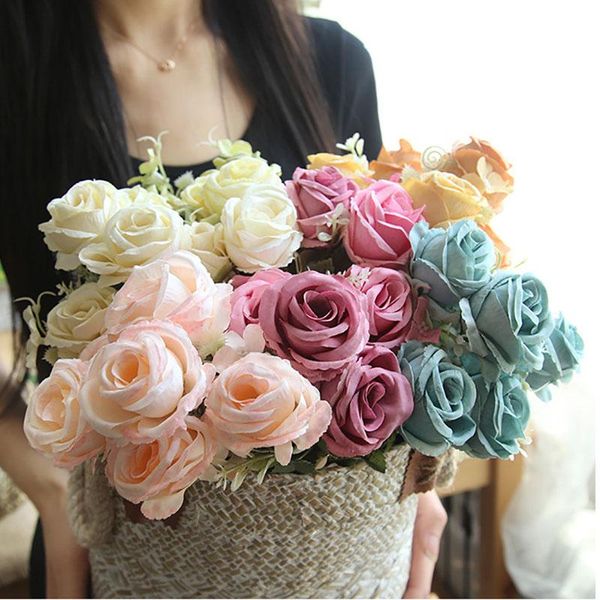 decorative flowers & wreaths 6 heads/bouquet roses artificial pink white peonies silk wedding home decoration peony
decorative flowers & wreaths 6 heads/bouquet roses artificial pink white peonies silk wedding home decoration peony