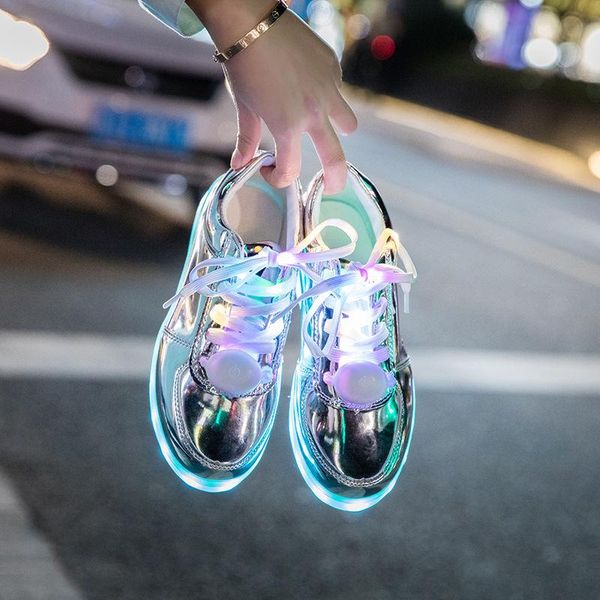 size 30-44 luminous sneakers for children led shoes with light up sole kids boys girls glowing slippers athletic & outdoor, Black
size 30-44 luminous sneakers for children led shoes with light up sole kids boys girls glowing slippers athletic & outdoor, Black