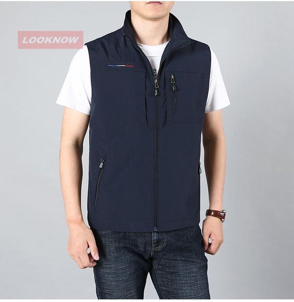 men's vests looknow 6xl waistcoat jackets vest solid color stand collar climbing hiking work fishing waterproof, Black;white
men's vests looknow 6xl waistcoat jackets vest solid color stand collar climbing hiking work fishing waterproof, Black;white