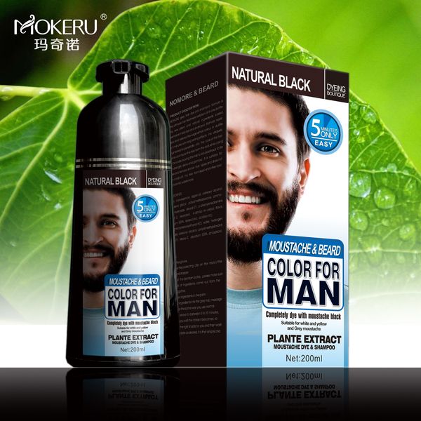 mokeru 3pcs/lot 200ml natural herbal fast permanent hair coloring beard black dye shampoo for men covering gray hairscouts
mokeru 3pcs/lot 200ml natural herbal fast permanent hair coloring beard black dye shampoo for men covering gray hairscouts